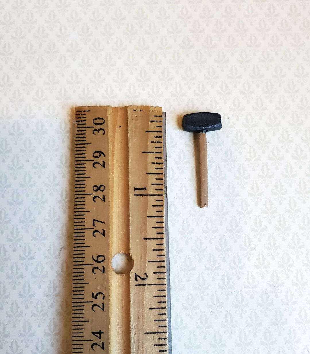 Dollhouse Miniature Mason's Hammer Vintage Style 1:12 Scale Tool Painted  Metal - Miniature Crush