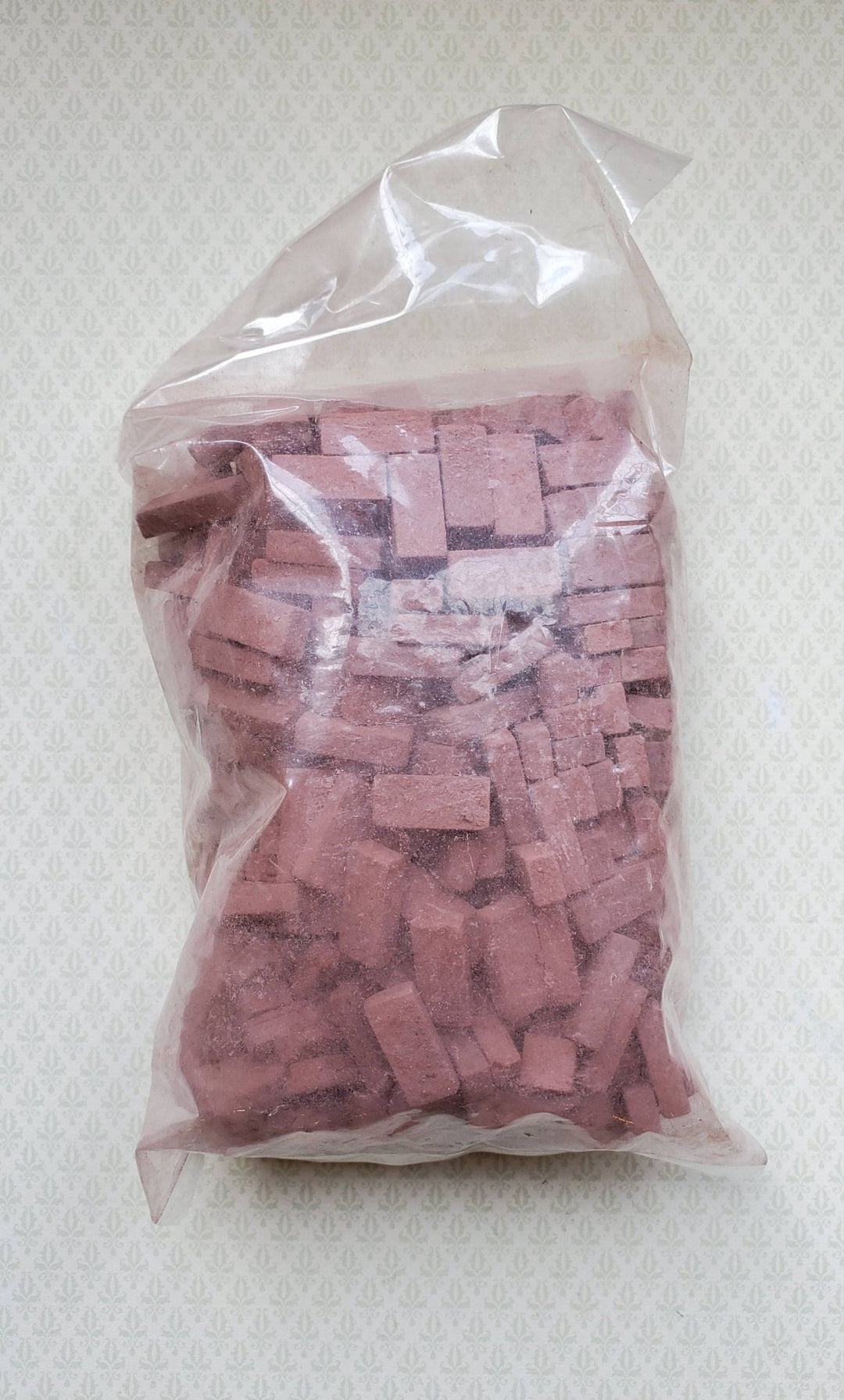 Miniature Red Bricks Kiln Fired Clay 285 Pieces 1:12 Scale Covers 72 sq  inches - Miniature Crush