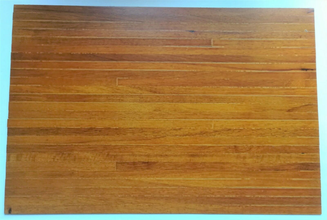 Dollhouse Wallpaper Floor Paper Wood Flooring Pine in Vertical 