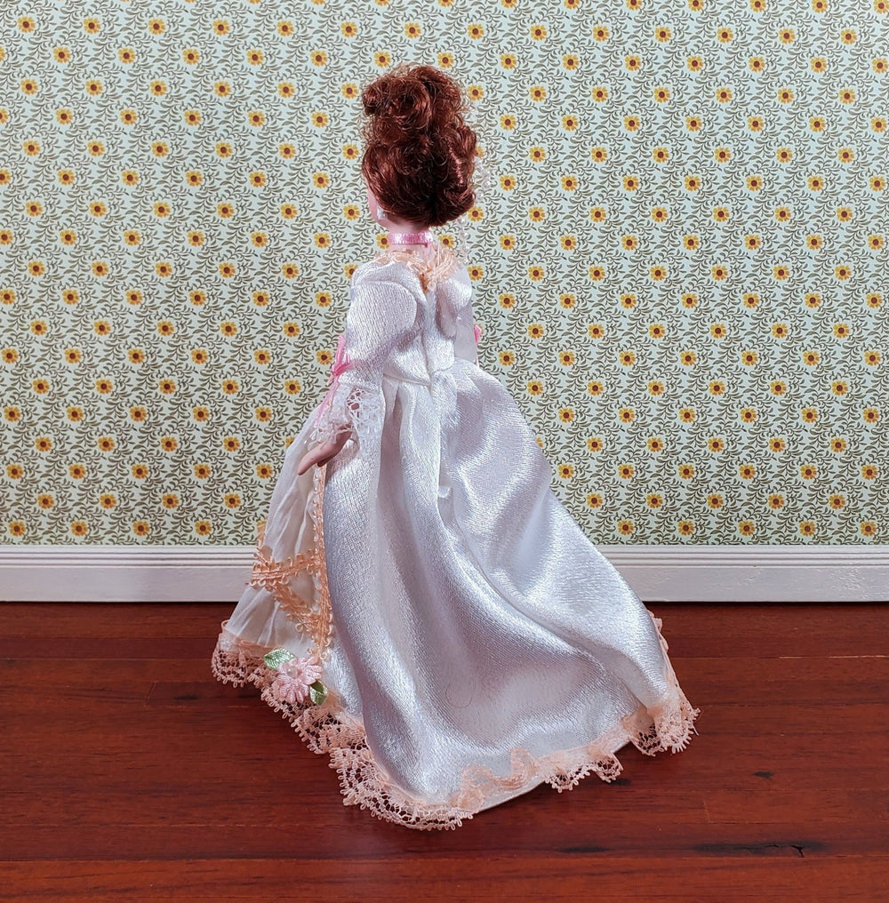 Dollhouse Girl Little Sister Doll Porcelain Poseable Pink Dress 1:12 Scale  Miniature Victorian - Miniature Crush