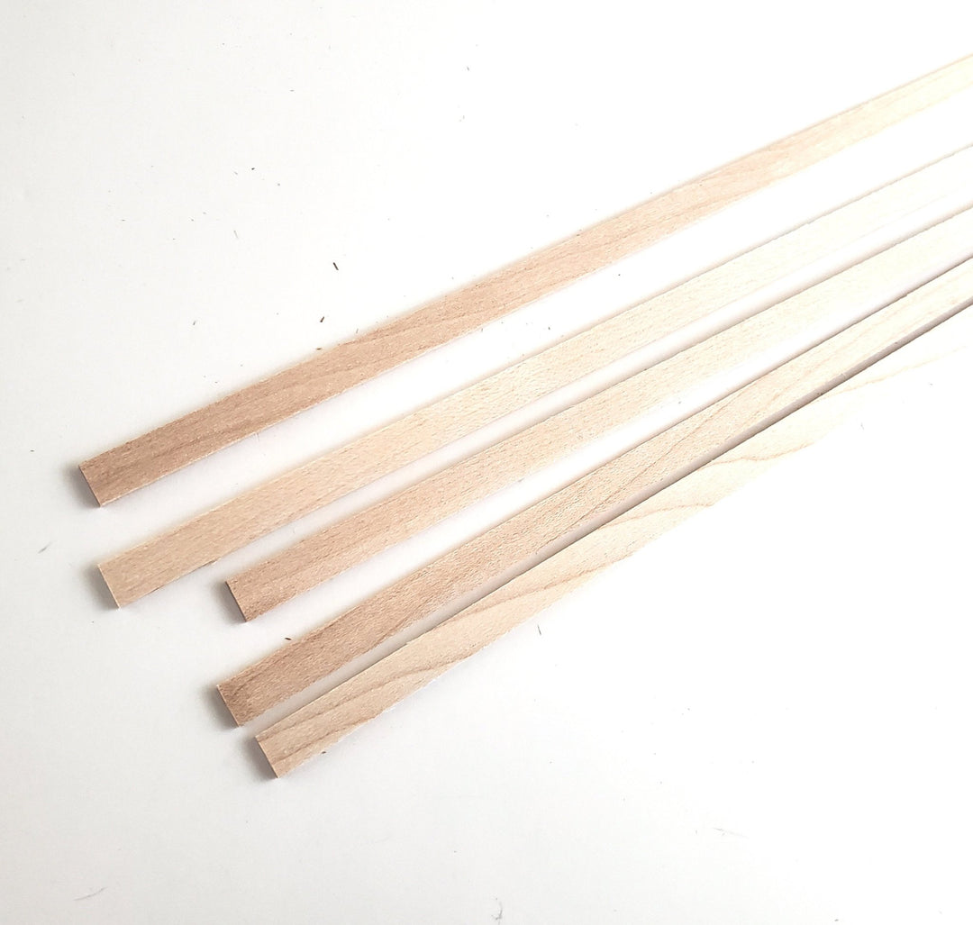 Walnut Wood Strips 1/8 x 1/4 x 18 Long Crafts Models Building 5 Pieces