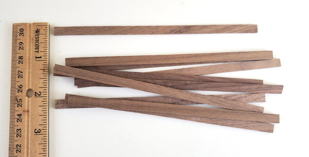 Cherry Wood Strips 10 Pieces 1/16 X 1/4 X 6 Long Crafts Models Miniatures 