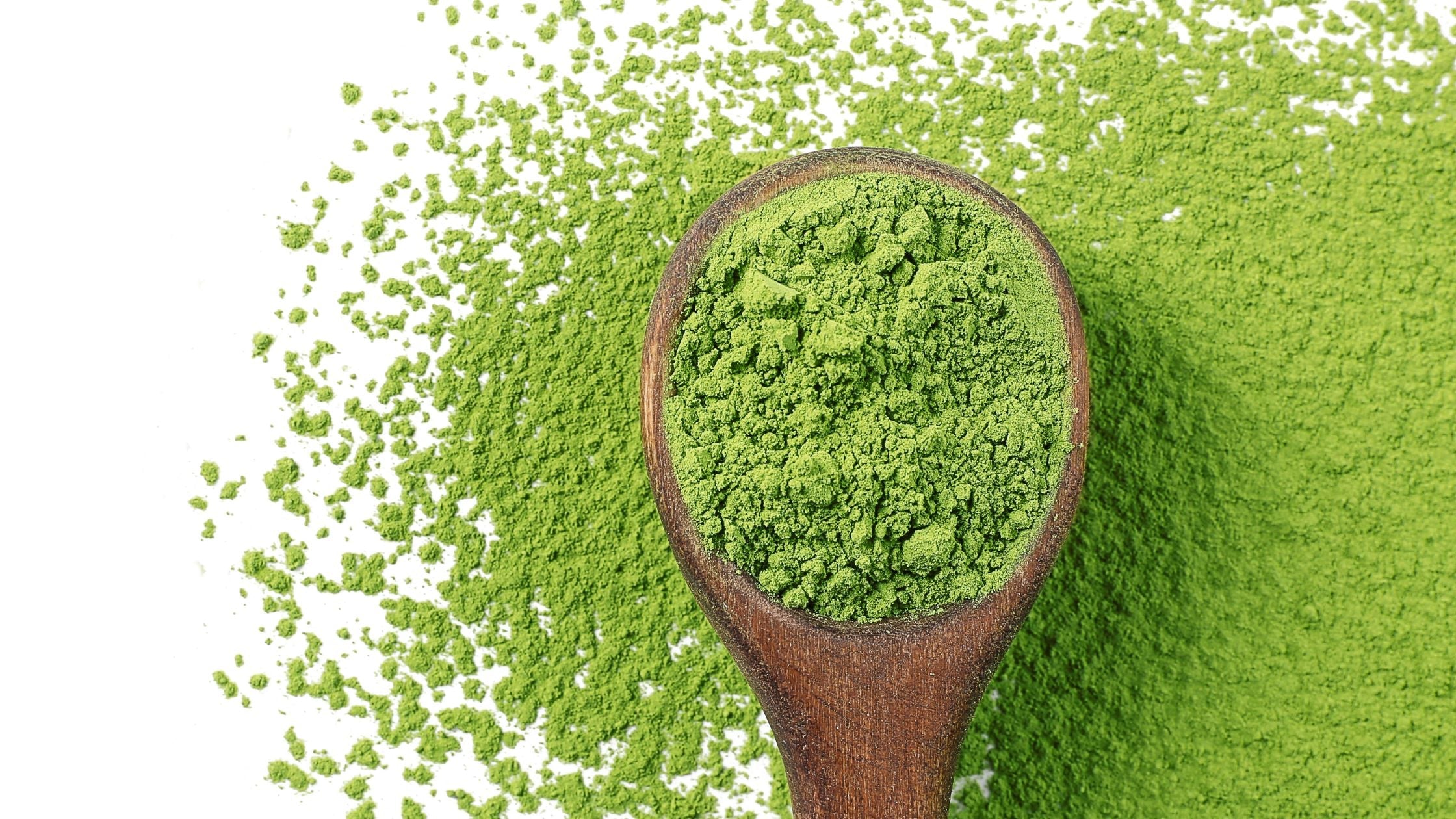 Matcha is a powdered form of green tea that is made by grinding the entire tea leaf into a fine powder.