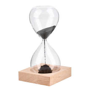 Hand-blown Magnet Magnetic Hourglass