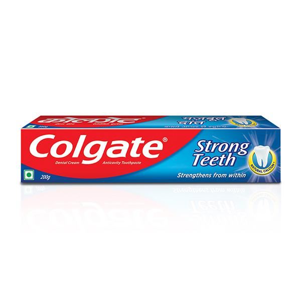 Shop Colgate Strong Teeth Toothpaste 200gm at price 103.00 from Colgate Online - Ayush Care