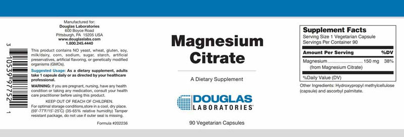 Douglas Laboratories Magnesium Citrate