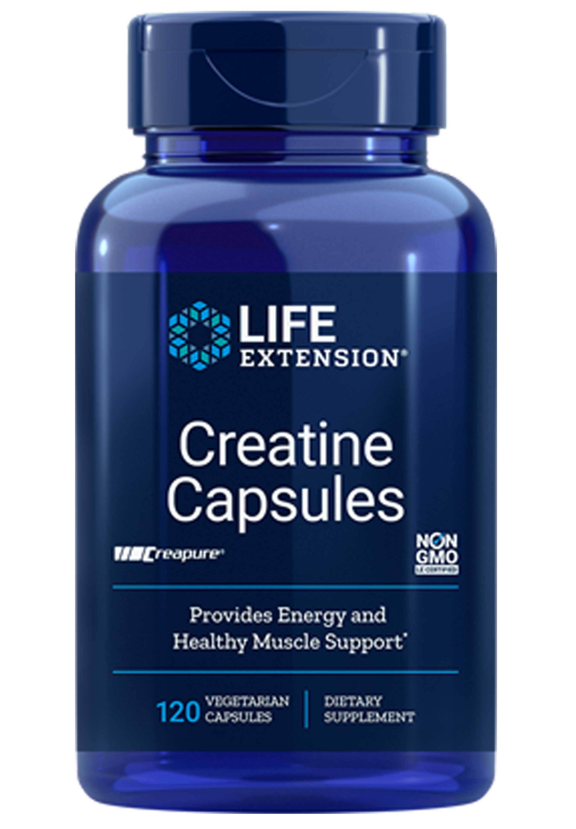 Life Extension Creatine Capsules Supplement First