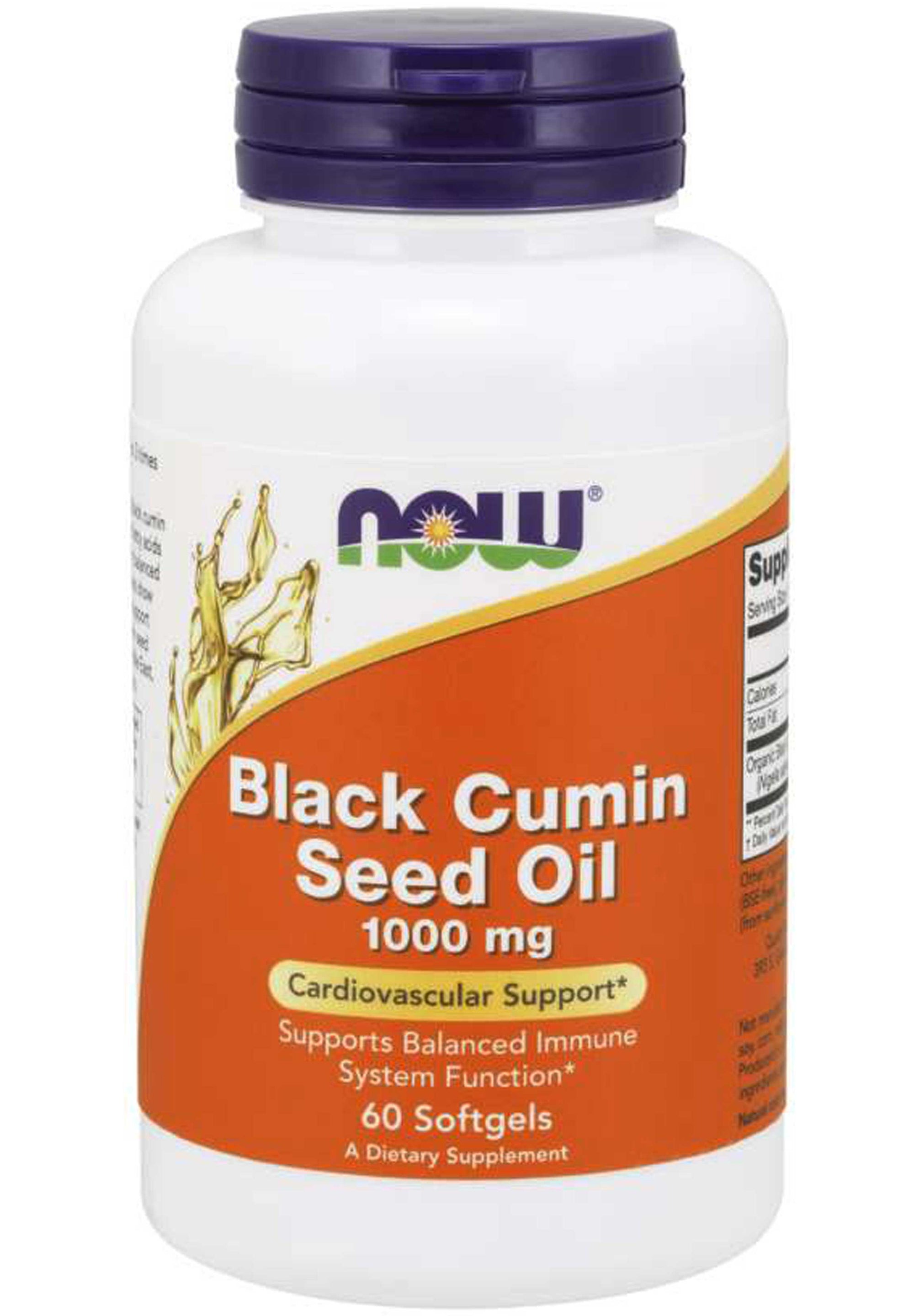 Now Black Cumin Seed Oil 1000 Mg Supplement First