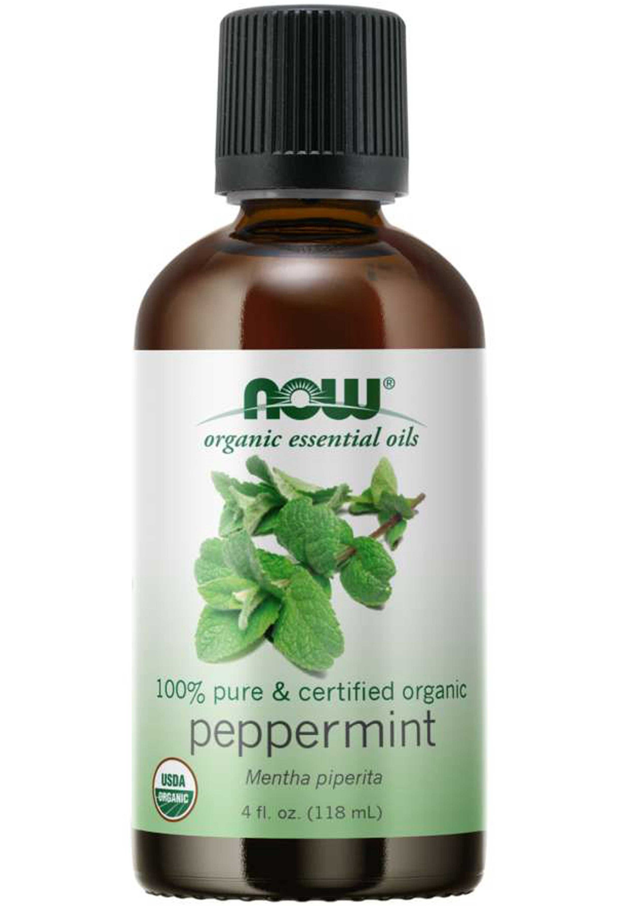 Now Organic Essential Oils Peppermint Oil Organic Supplement First 4589
