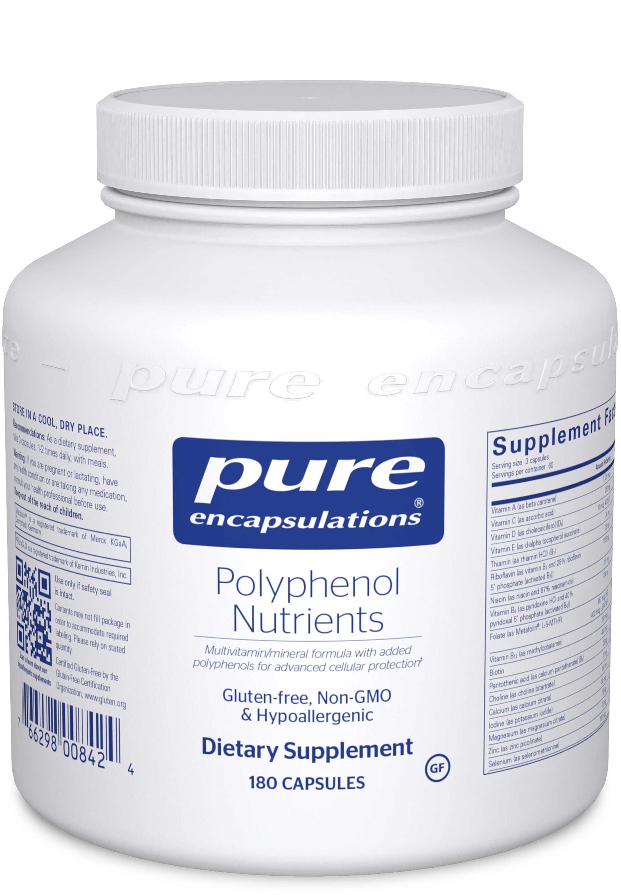 pure encapsulations supplements