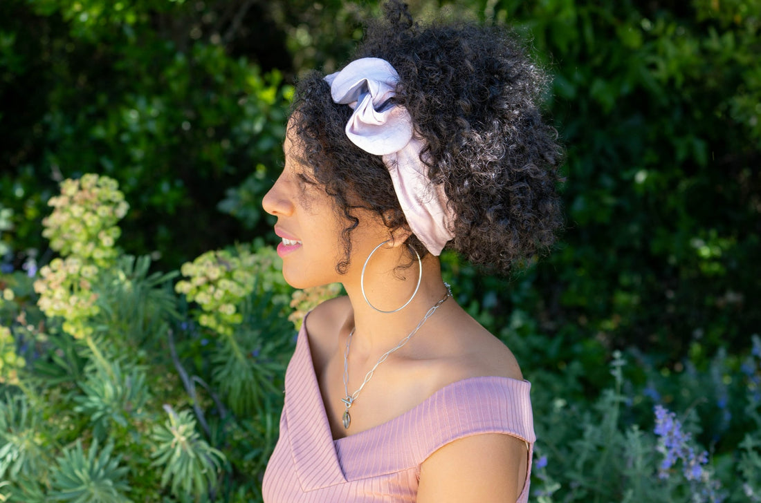 Bandeau cheveux femme rose à fleurs fuchsia - Lady Corner