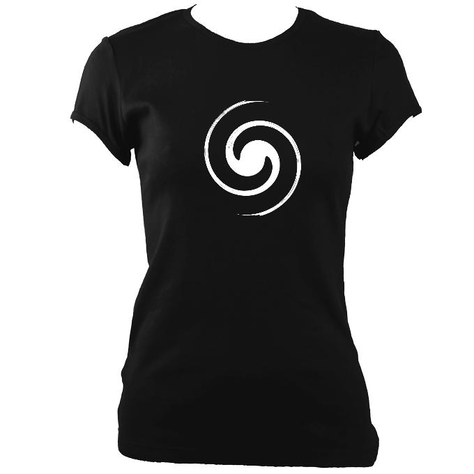 Black and Grey Spiral T-Shirt