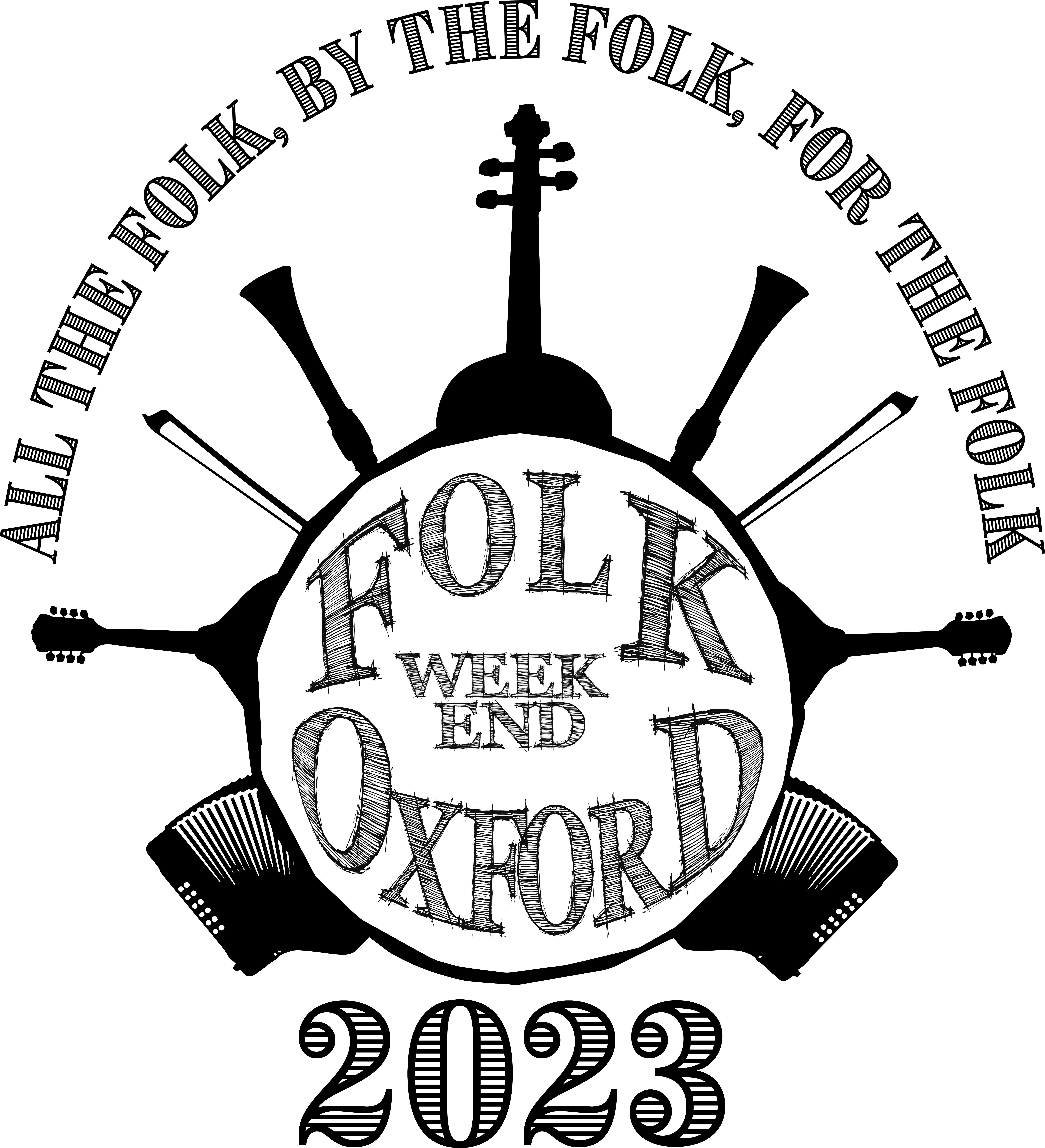 Folk Weekend Oxford 2023 logo