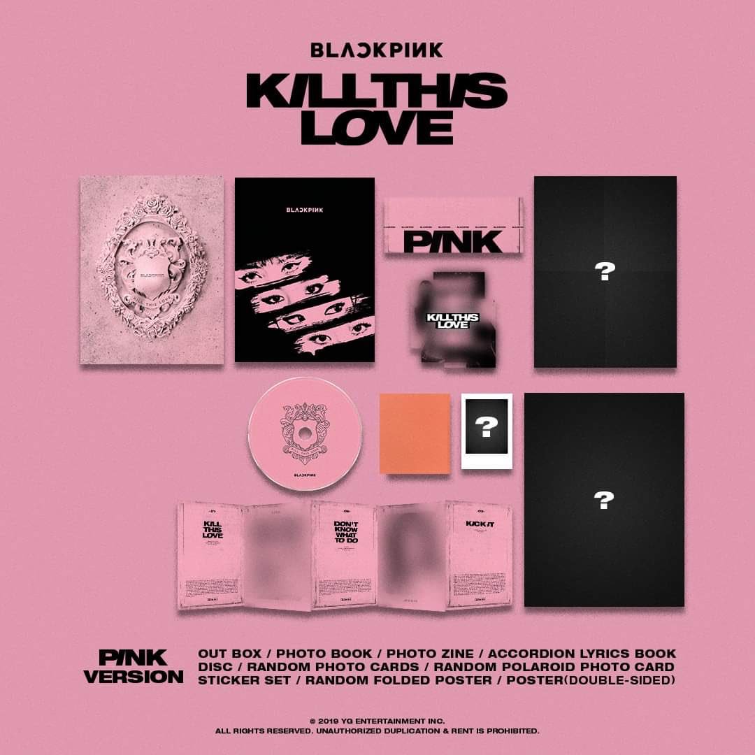 Black Pink Kill this love