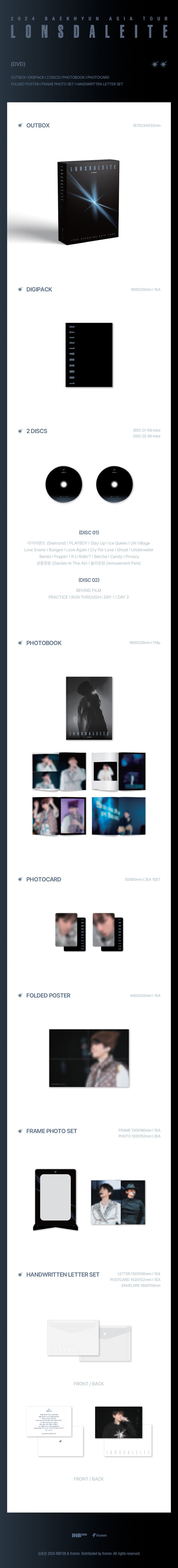 Amazon.co.jp: EXO DVD 2024 BAEKHYUN ASIA TOUR Lonsdaleite