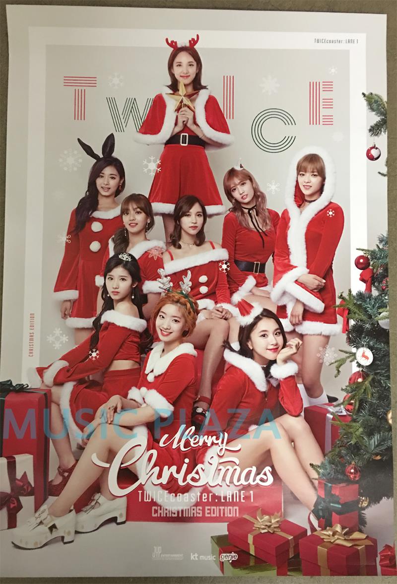 트와이스 | TWICE | 3RD MINI ALBUM [ TWICECOASTER : LANE 1 ] | (CHRISTMAS  EDITION) POSTER ONLY