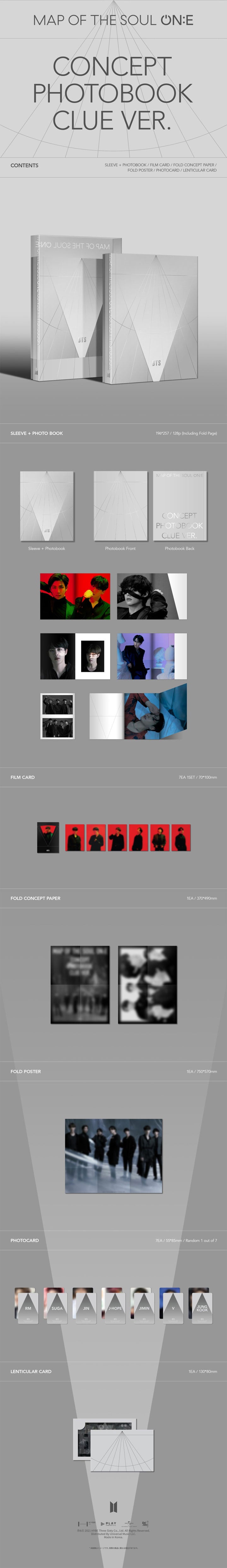 방탄소년단 | bts [ map of the soul on:e ] concept photobook