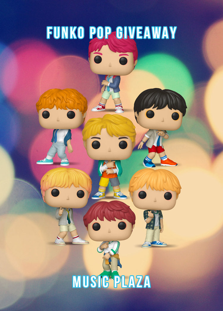 bts funko pop set