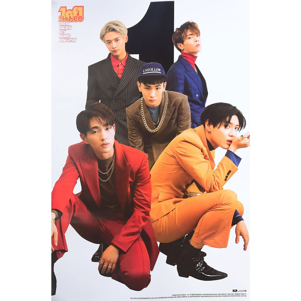 샤이니 Shinee 5th Album 1 Of 1 Poster Only