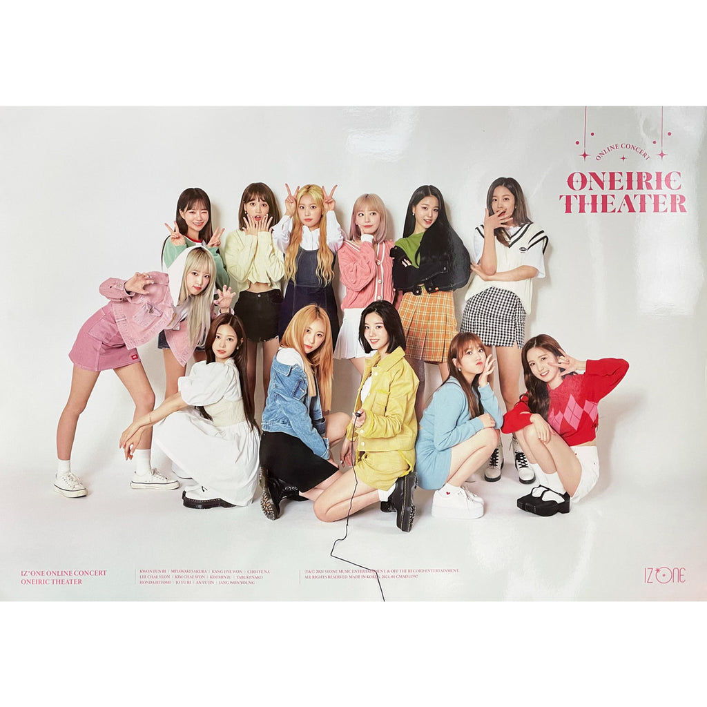 아이즈원 | IZ*ONE | ONLINE CONCERT [ ONEIRIC THEATER ] | (BLU RAY - B VER.)  POSTER ONLY