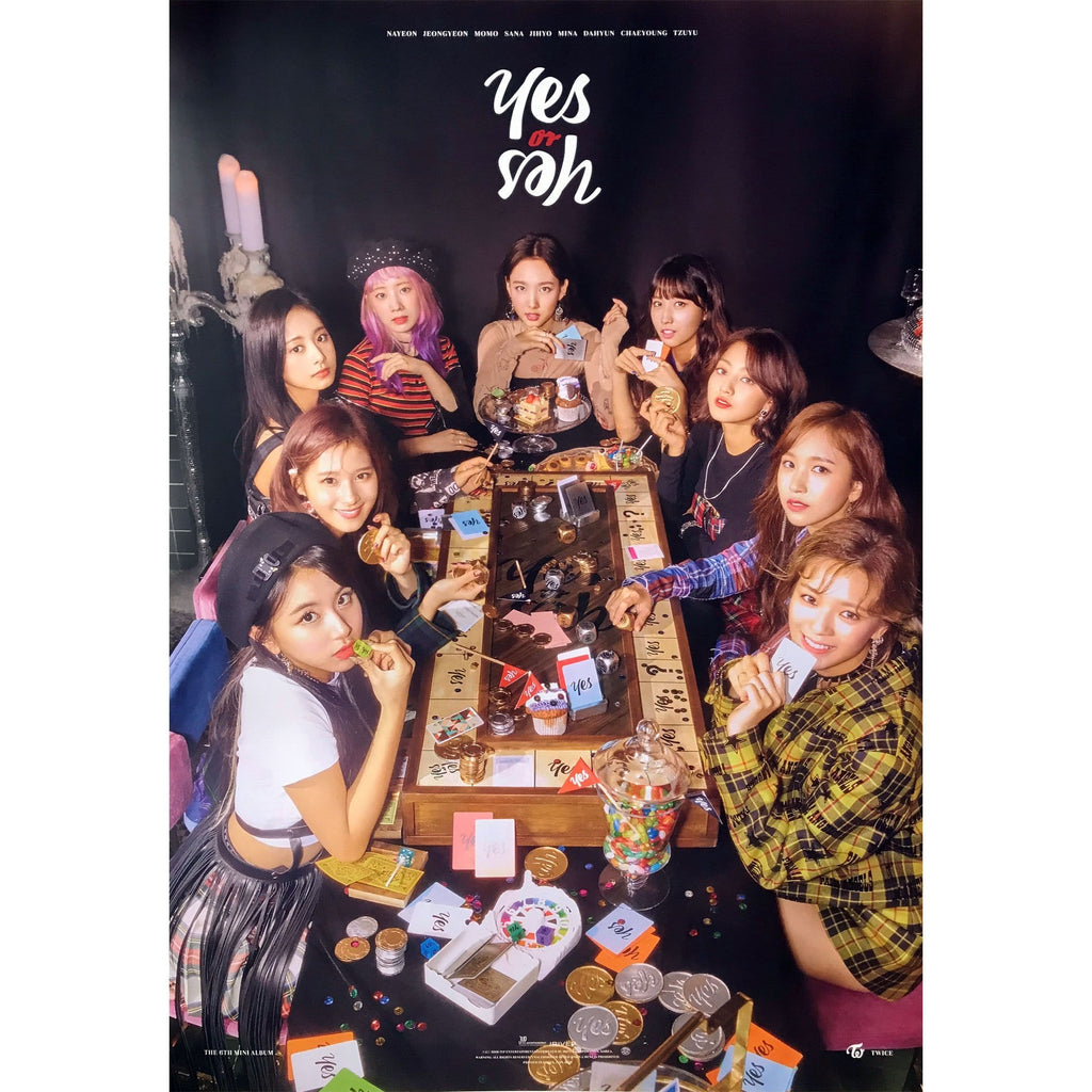 트와이스 | twice | 6th mini album [ yes or yes ] | poster only