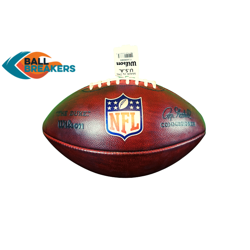 Fanatics Authentic Wilson The Duke Official NFL Leather Game Football