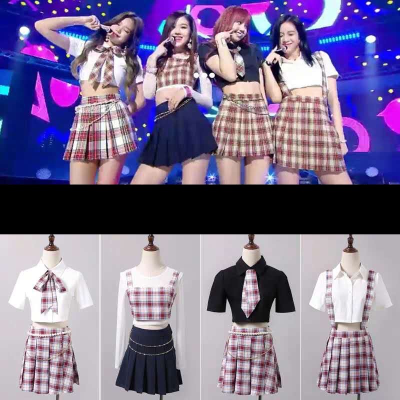 blackpink skirt outfit