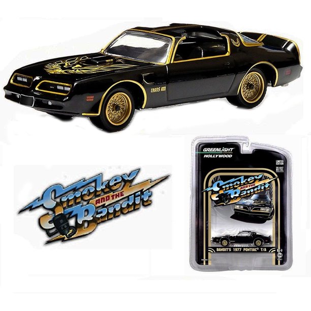 Smokey and the Bandit Diecast Movie Car Hollywood Series 1977 Pontiac Trans Am Die-Cast