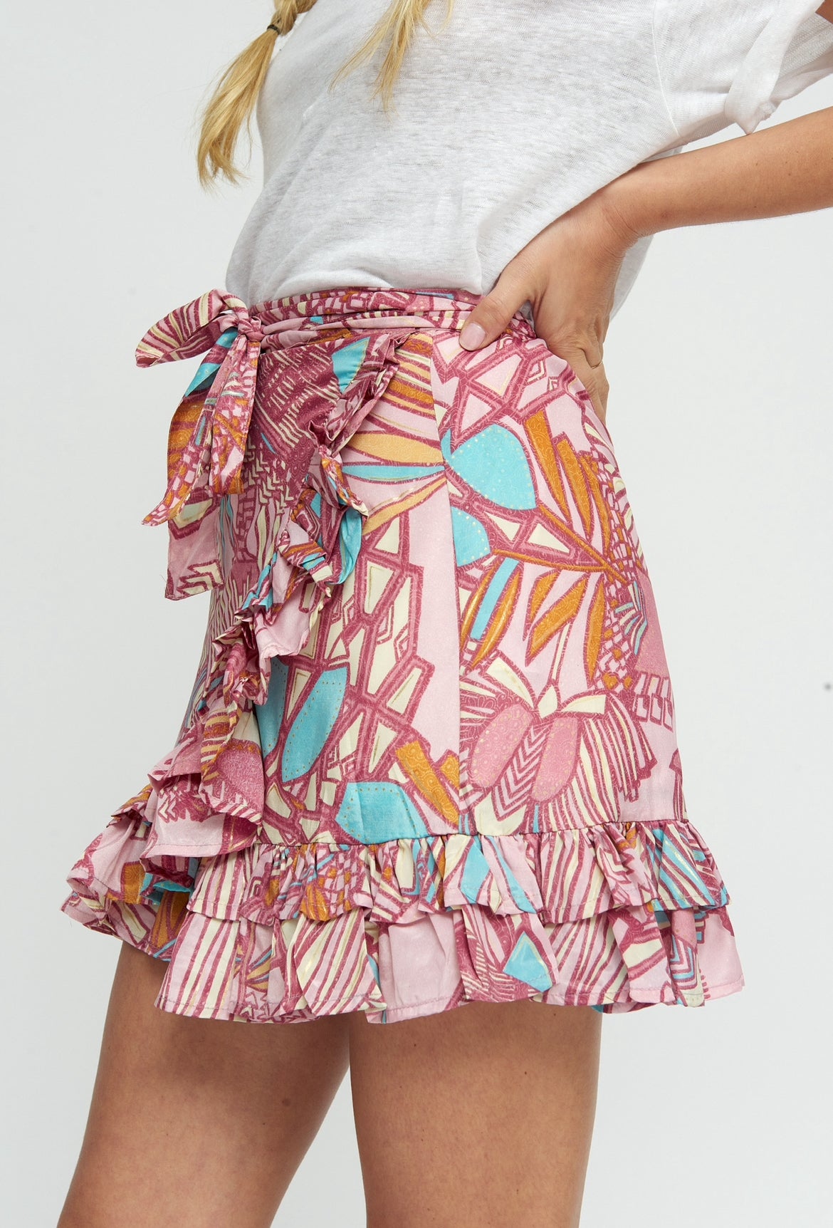 Aztec Wrap Skirt