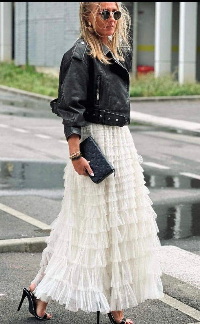 Stunning luxury net skirt