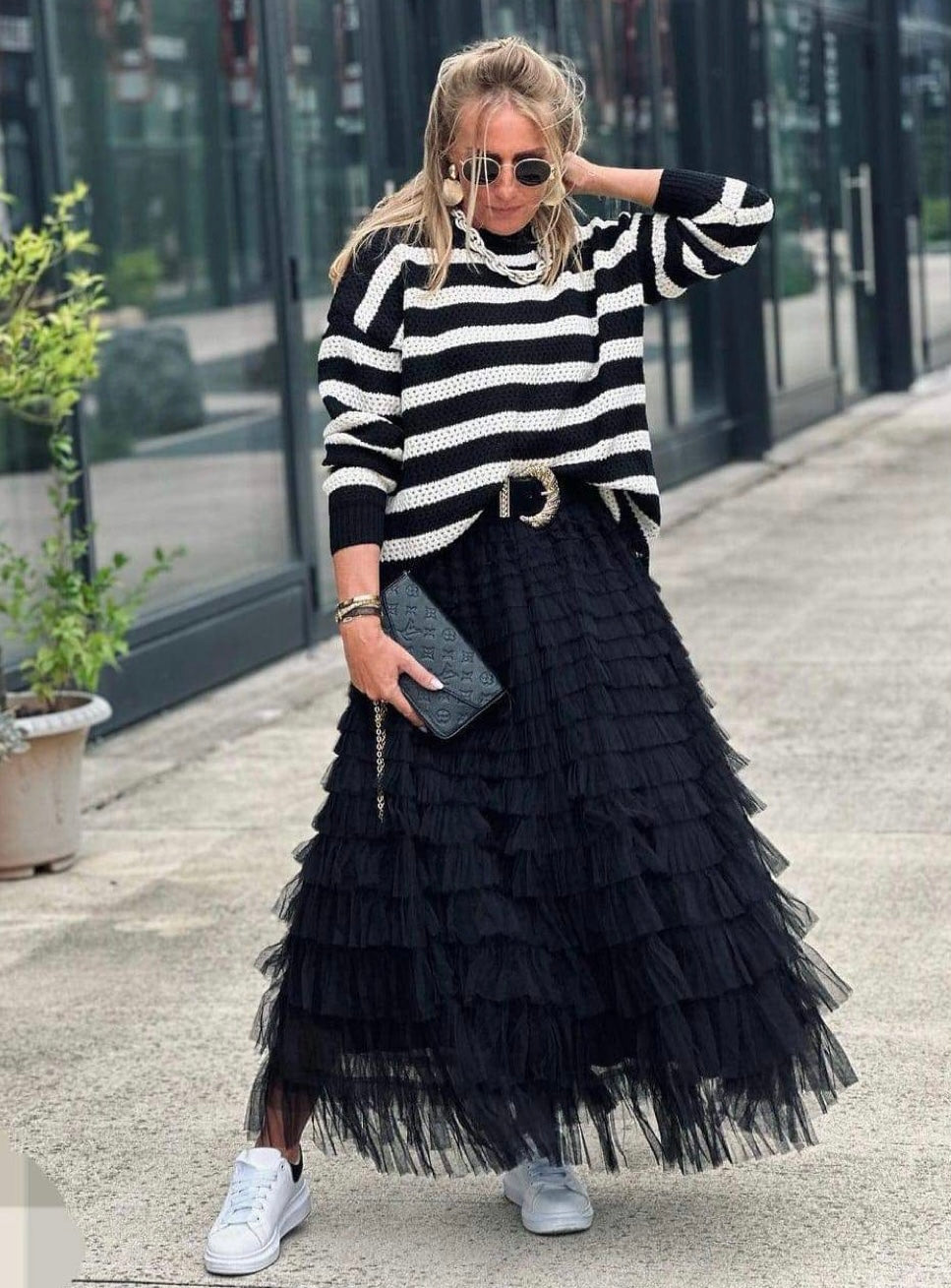Stunning luxury net skirt
