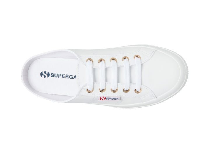 superga white and gold