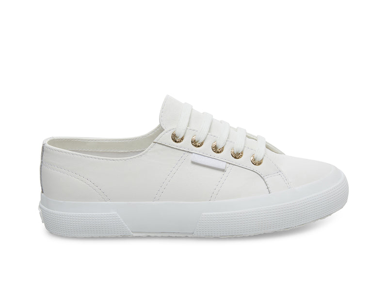 superga white leather sneakers