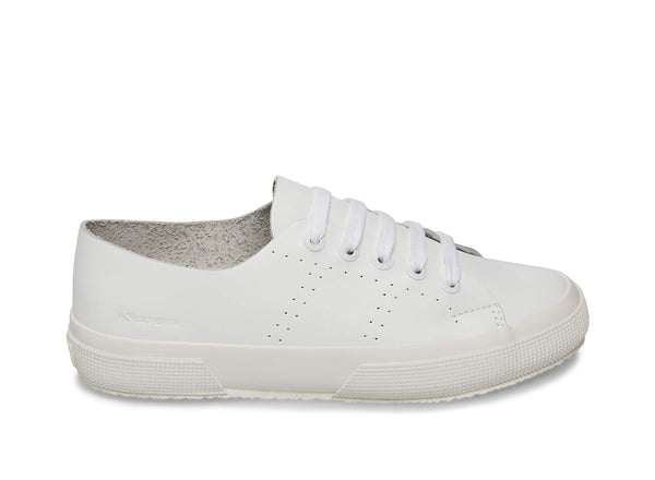 white leather superga sneakers