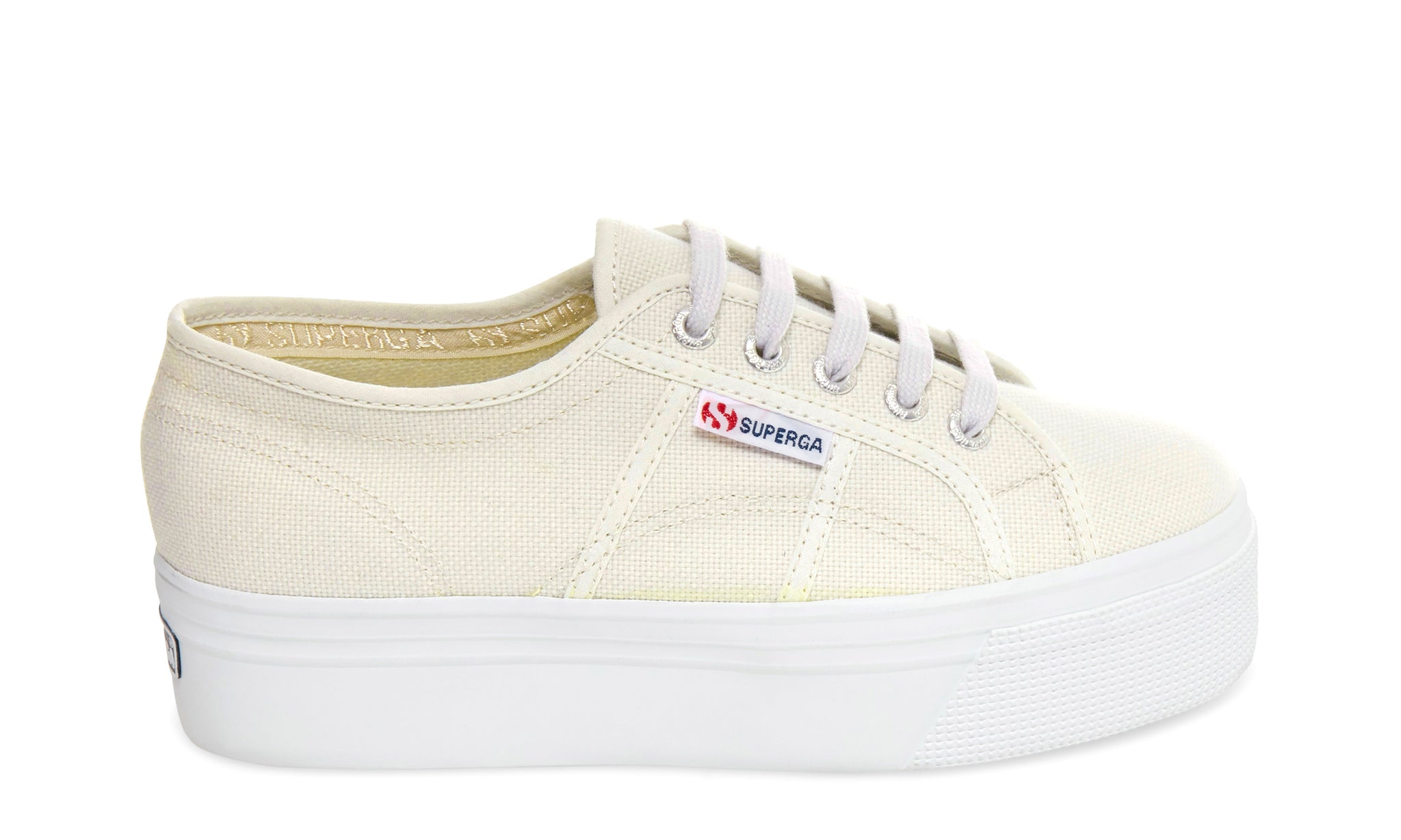 superga beige platform