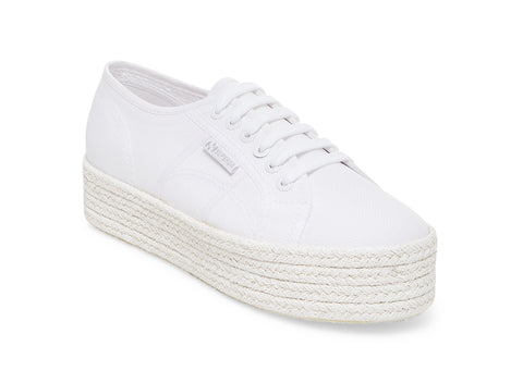 white platform superga sneakers