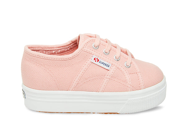 pink superga platform