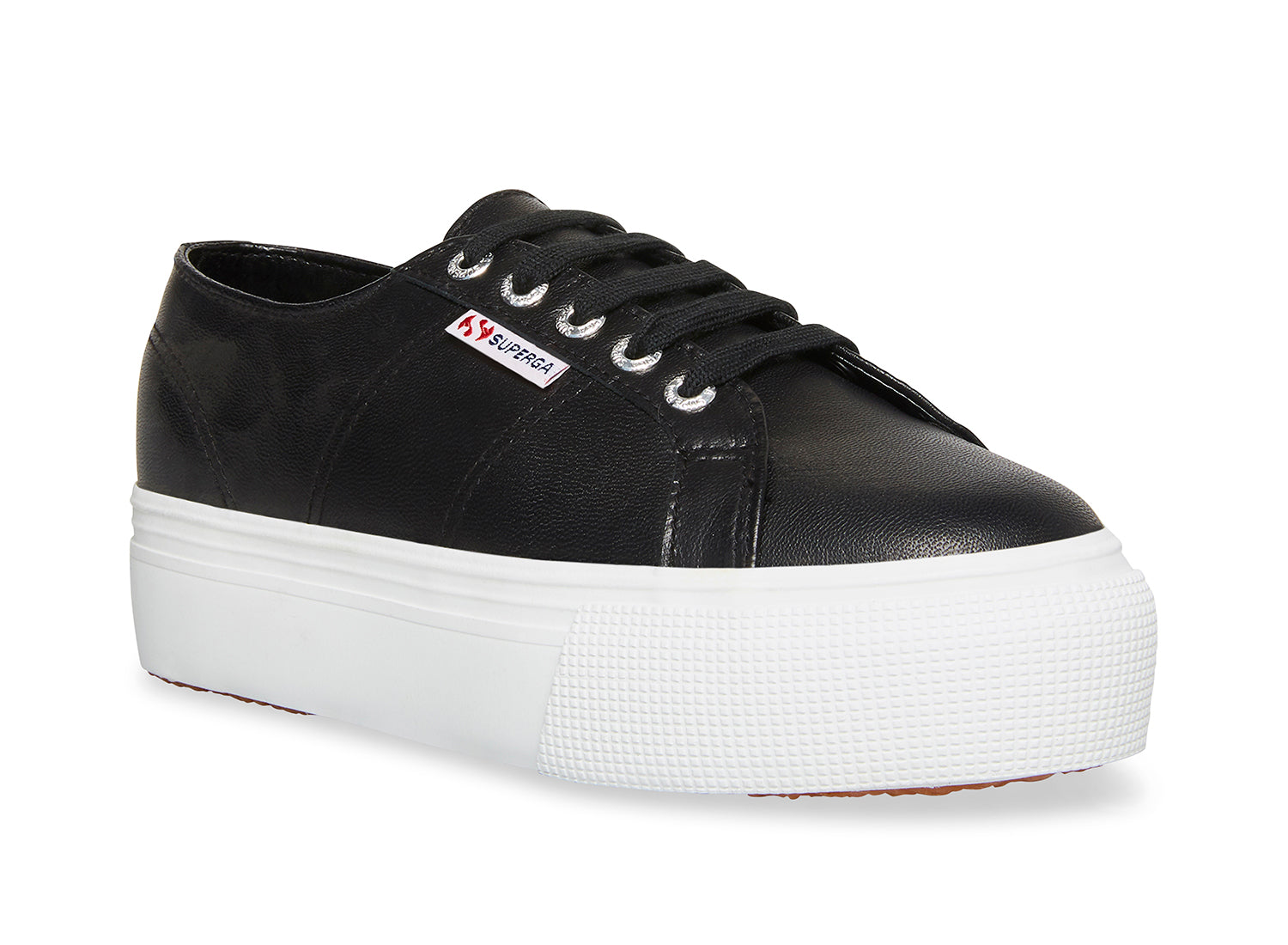 superga 279 leather platform sneaker