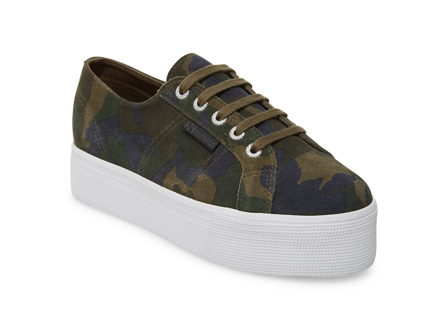 superga camo platform