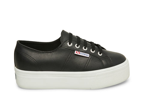 black superga platform sneakers