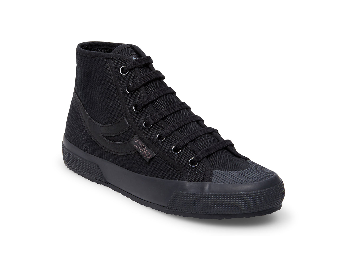 superga total black