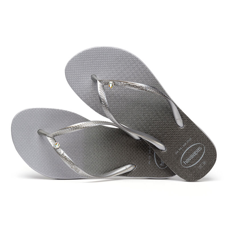 The Slim Crystal Glamour Flip Flop Jaffi s