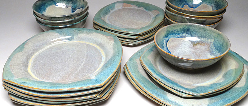 Handmade pottery dishes