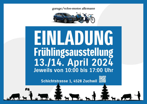 Frühlingsausstellung 2024 Garage Allemann AG Zuchwil