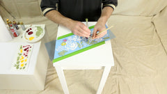 stencil a table