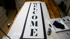 Main sign finished