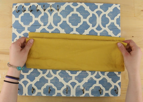 Fold pocket for DIY home organizer