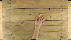 how to paint reclaimed wood