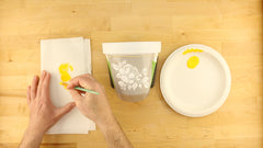 how to stencil without paint bleed