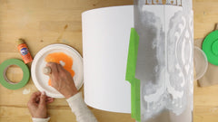 how to paint a lampshade